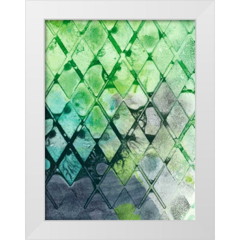 Dynamic Assembly I White Modern Wood Framed Art Print by Chandler, Sharon