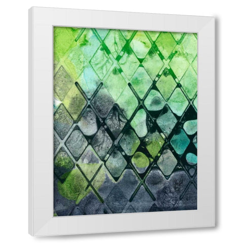 Dynamic Assembly II White Modern Wood Framed Art Print by Chandler, Sharon