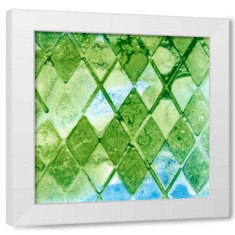 Dynamic Assembly III White Modern Wood Framed Art Print by Chandler, Sharon