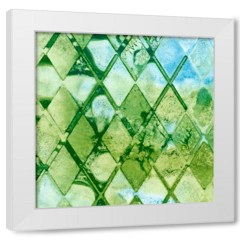 Dynamic Assembly IV White Modern Wood Framed Art Print by Chandler, Sharon
