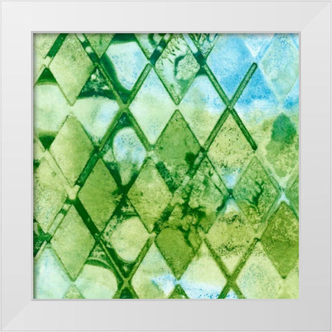 Dynamic Assembly IV White Modern Wood Framed Art Print by Chandler, Sharon