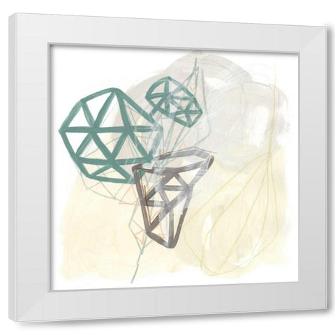 Infinite Object I White Modern Wood Framed Art Print by Vess, June Erica