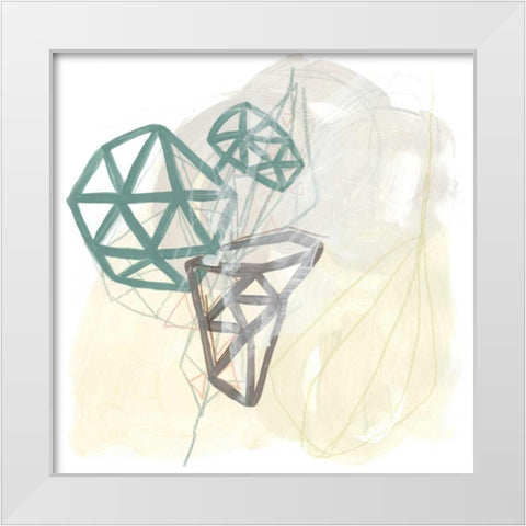 Infinite Object I White Modern Wood Framed Art Print by Vess, June Erica