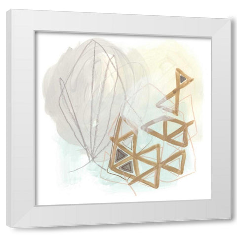 Infinite Object II White Modern Wood Framed Art Print by Vess, June Erica