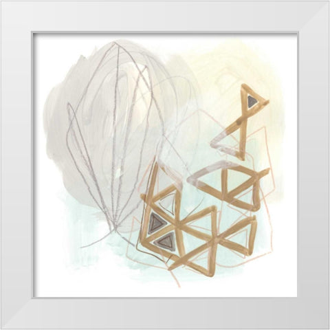 Infinite Object II White Modern Wood Framed Art Print by Vess, June Erica