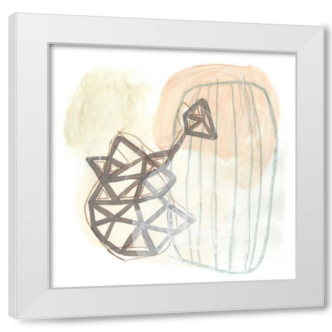 Infinite Object III White Modern Wood Framed Art Print by Vess, June Erica