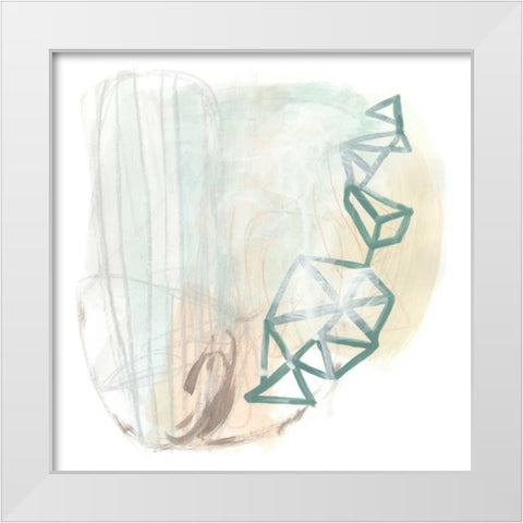 Infinite Object VI White Modern Wood Framed Art Print by Vess, June Erica