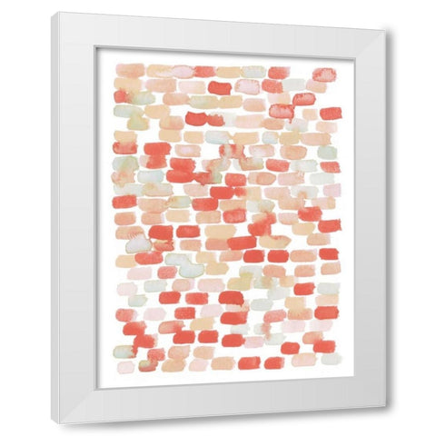 Candy Pattern II White Modern Wood Framed Art Print by Popp, Grace