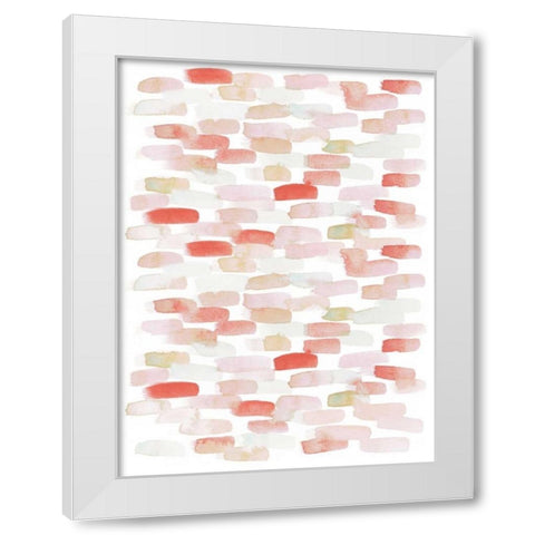 Candy Pattern IV White Modern Wood Framed Art Print by Popp, Grace