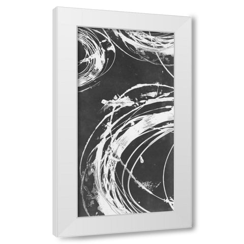 Circle Back I White Modern Wood Framed Art Print by Harper, Ethan