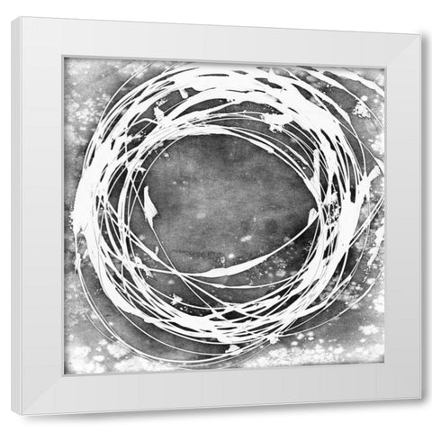 Three-Sixty II White Modern Wood Framed Art Print by Harper, Ethan