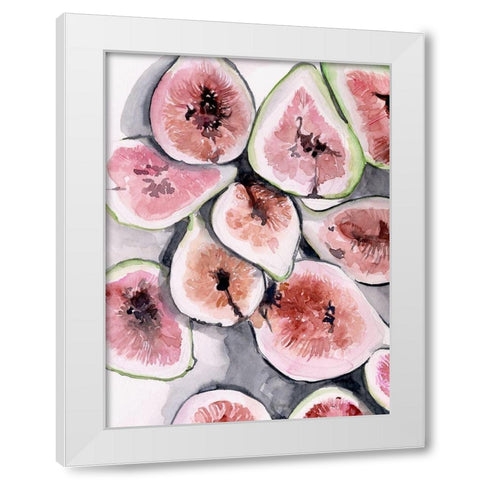 Fruit Slices II White Modern Wood Framed Art Print by Parker, Jennifer Paxton