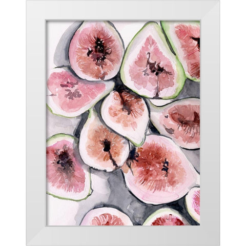 Fruit Slices II White Modern Wood Framed Art Print by Parker, Jennifer Paxton