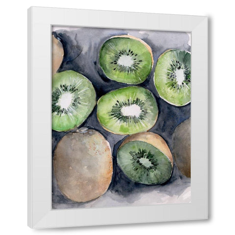 Fruit Slices IV White Modern Wood Framed Art Print by Parker, Jennifer Paxton