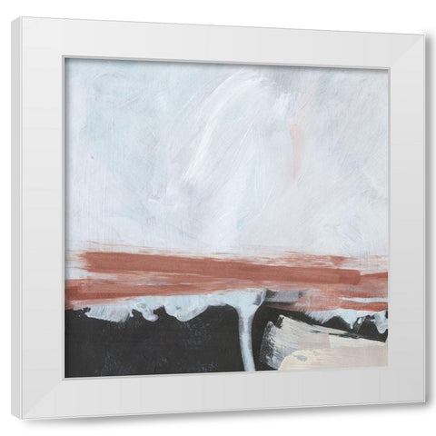 Tundra Sunset II White Modern Wood Framed Art Print by Parker, Jennifer Paxton