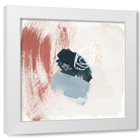 Pigmented Earth IV White Modern Wood Framed Art Print by Parker, Jennifer Paxton