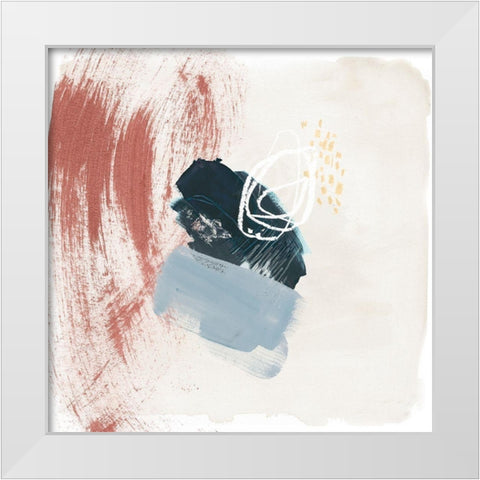 Pigmented Earth IV White Modern Wood Framed Art Print by Parker, Jennifer Paxton