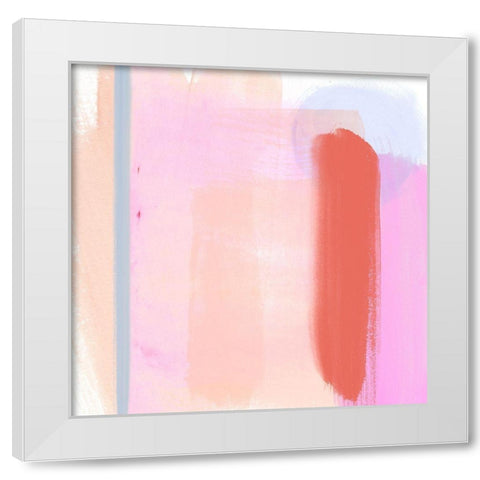 Translucent Madras I White Modern Wood Framed Art Print by Parker, Jennifer Paxton