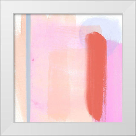 Translucent Madras I White Modern Wood Framed Art Print by Parker, Jennifer Paxton