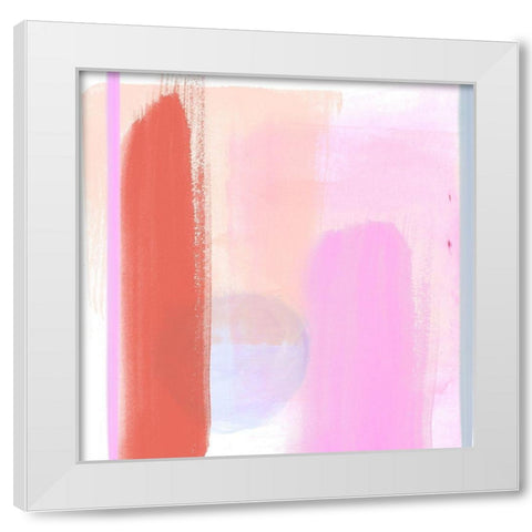 Translucent Madras II White Modern Wood Framed Art Print by Parker, Jennifer Paxton