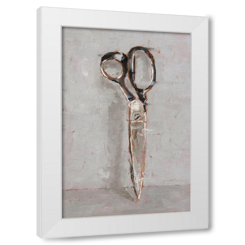 Cut it Out II White Modern Wood Framed Art Print by Harper, Ethan