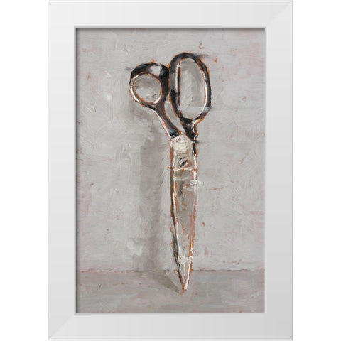 Cut it Out II White Modern Wood Framed Art Print by Harper, Ethan