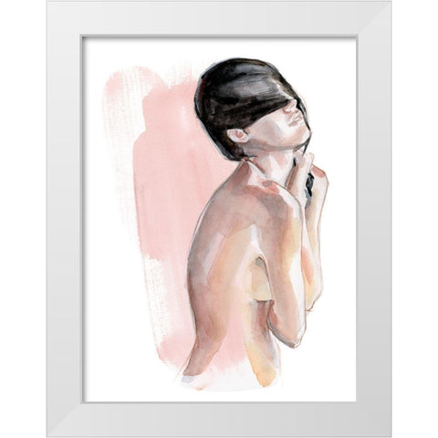 Cold Shoulders I White Modern Wood Framed Art Print by Parker, Jennifer Paxton
