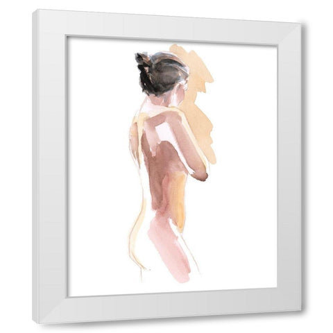 Light Bath White Modern Wood Framed Art Print by Parker, Jennifer Paxton