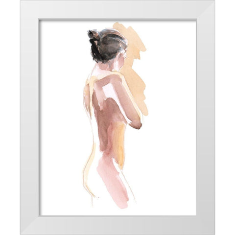 Light Bath White Modern Wood Framed Art Print by Parker, Jennifer Paxton