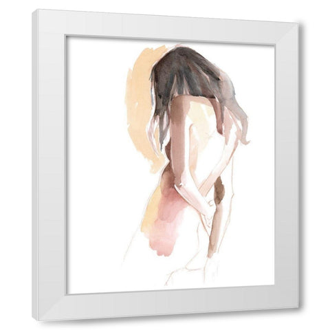 Light Bath White Modern Wood Framed Art Print by Parker, Jennifer Paxton