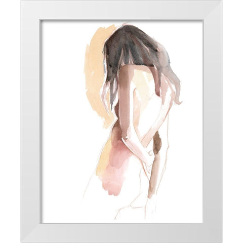 Light Bath White Modern Wood Framed Art Print by Parker, Jennifer Paxton