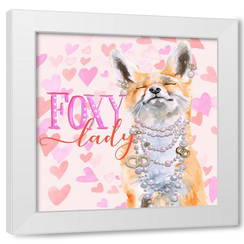 Cute Couture I White Modern Wood Framed Art Print by Parker, Jennifer Paxton