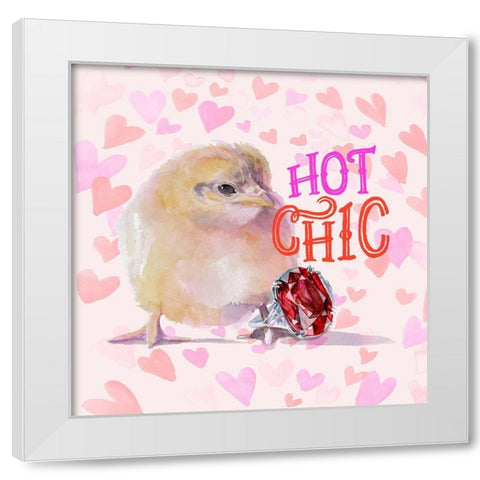 Cute Couture II White Modern Wood Framed Art Print by Parker, Jennifer Paxton