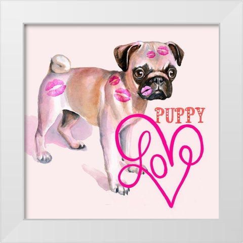Cute Couture III White Modern Wood Framed Art Print by Parker, Jennifer Paxton