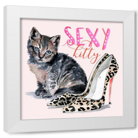 Cute Couture IV White Modern Wood Framed Art Print by Parker, Jennifer Paxton