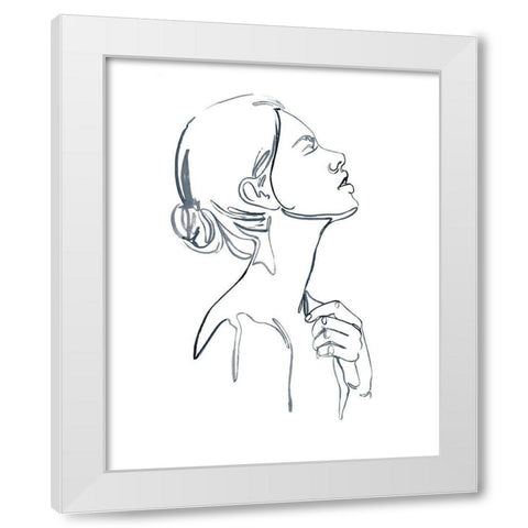 Exhale II White Modern Wood Framed Art Print by Parker, Jennifer Paxton