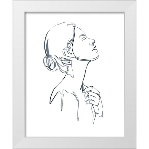 Exhale II White Modern Wood Framed Art Print by Parker, Jennifer Paxton