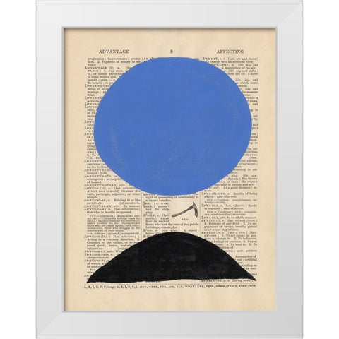 Modern Definition III White Modern Wood Framed Art Print by Stramel, Renee W.