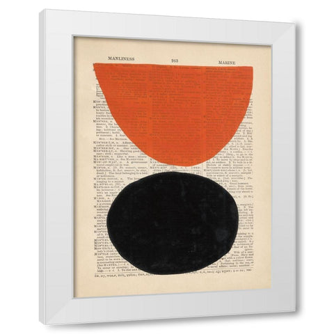 Modern Definition IV White Modern Wood Framed Art Print by Stramel, Renee W.