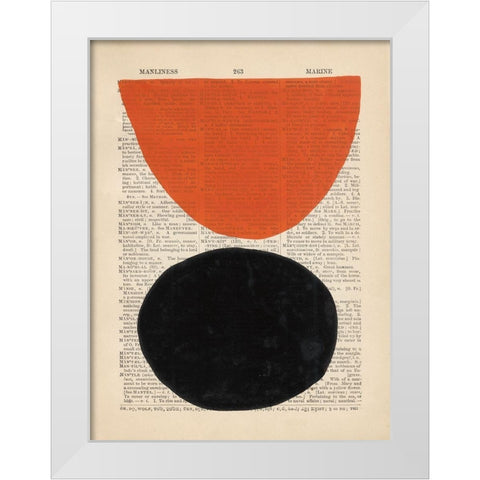 Modern Definition IV White Modern Wood Framed Art Print by Stramel, Renee W.