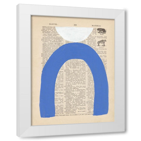 Modern Definition VIII White Modern Wood Framed Art Print by Stramel, Renee W.