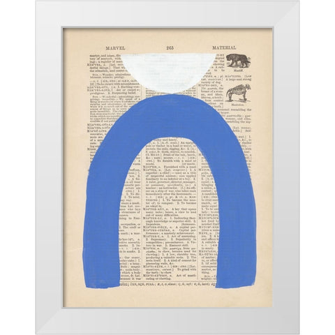 Modern Definition VIII White Modern Wood Framed Art Print by Stramel, Renee W.