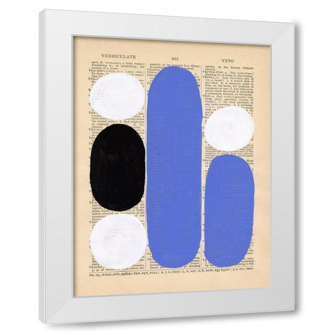 Modern Quotation II White Modern Wood Framed Art Print by Stramel, Renee W.