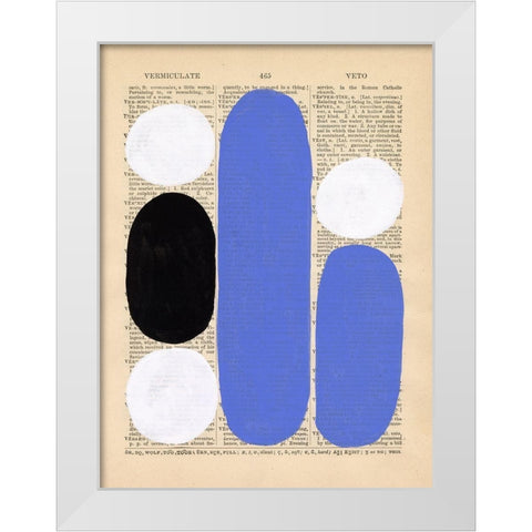 Modern Quotation II White Modern Wood Framed Art Print by Stramel, Renee W.