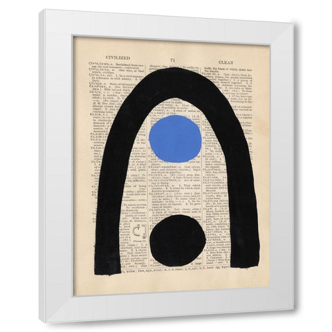 Modern Quotation III White Modern Wood Framed Art Print by Stramel, Renee W.