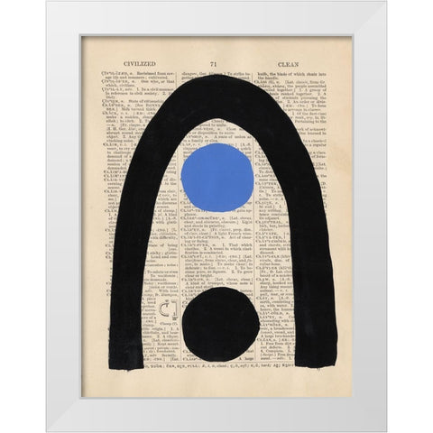 Modern Quotation III White Modern Wood Framed Art Print by Stramel, Renee W.