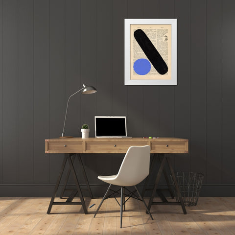 Modern Quotation IV White Modern Wood Framed Art Print by Stramel, Renee W.
