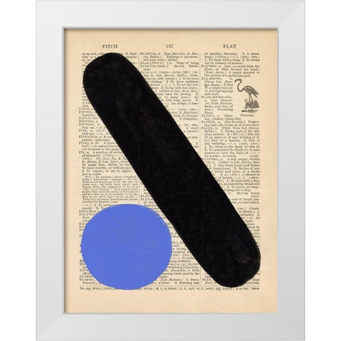 Modern Quotation IV White Modern Wood Framed Art Print by Stramel, Renee W.