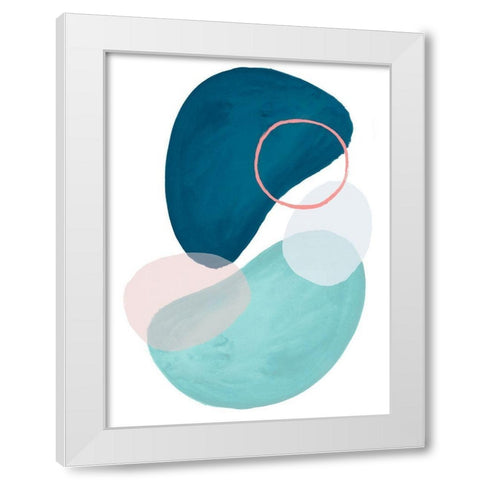 Mod Oasis I White Modern Wood Framed Art Print by Parker, Jennifer Paxton