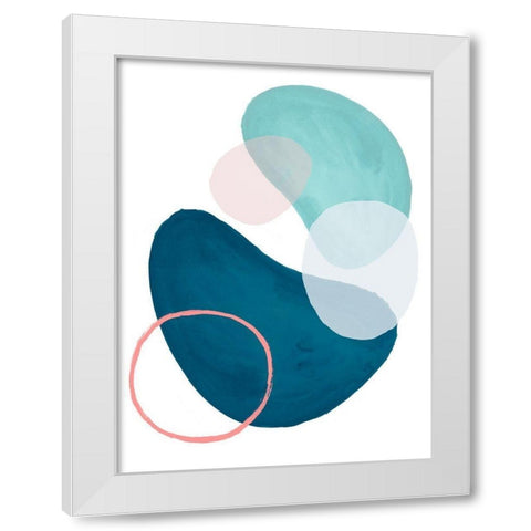 Mod Oasis II White Modern Wood Framed Art Print by Parker, Jennifer Paxton